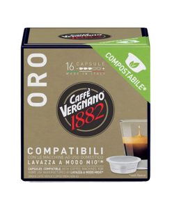 Caffè Vergnano ORO capsules compatibel Lavazza A MODO MIO apparaten (16 st)