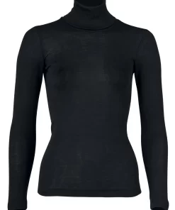 Dames Coltrui Zijde Wol Engel Natur Kleur Zwart Maat 34/36 - Small