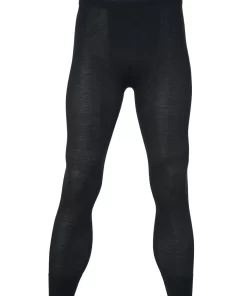 Heren Long John Zijde Wol Engel Natur Kleur Zwart Maat 46/48 - Medium