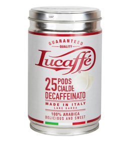 Lucaffe ESE servings Decaffeinato TIN (25 stuks)