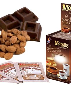 Moretto chocoladedrank 25 - Donkere Chocolade met Amandelnoot (12 stuks X 30g)